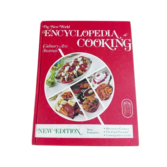 Vintage 1979 The New World Encyclopedia of Cooking Recipe Cookbook - Picture 1 of 14